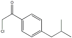 2-chloro-1-[4-(2-methylpropyl)phenyl]ethan-1-one 구조식 이미지