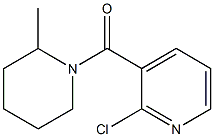 2-chloro-3-[(2-methylpiperidin-1-yl)carbonyl]pyridine Structure