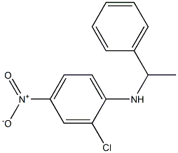 2-chloro-4-nitro-N-(1-phenylethyl)aniline Structure