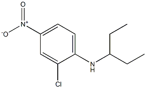 2-chloro-4-nitro-N-(pentan-3-yl)aniline Structure