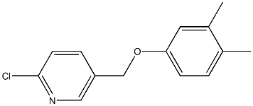 2-chloro-5-(3,4-dimethylphenoxymethyl)pyridine Structure