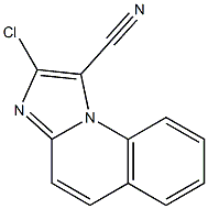 2-chloroimidazo[1,2-a]quinoline-1-carbonitrile 구조식 이미지