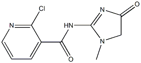 2-chloro-N-(1-methyl-4-oxo-4,5-dihydro-1H-imidazol-2-yl)pyridine-3-carboxamide Structure