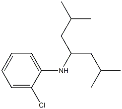 2-chloro-N-(2,6-dimethylheptan-4-yl)aniline Structure
