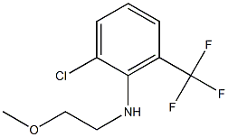 2-chloro-N-(2-methoxyethyl)-6-(trifluoromethyl)aniline Structure