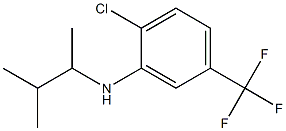 2-chloro-N-(3-methylbutan-2-yl)-5-(trifluoromethyl)aniline 구조식 이미지