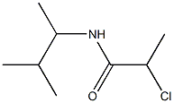 2-chloro-N-(3-methylbutan-2-yl)propanamide Structure