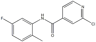 2-chloro-N-(5-fluoro-2-methylphenyl)pyridine-4-carboxamide Structure
