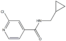2-chloro-N-(cyclopropylmethyl)pyridine-4-carboxamide 구조식 이미지