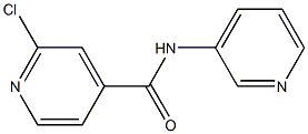 2-chloro-N-(pyridin-3-yl)pyridine-4-carboxamide 구조식 이미지