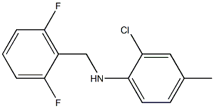 2-chloro-N-[(2,6-difluorophenyl)methyl]-4-methylaniline Structure
