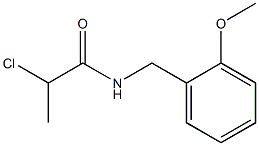 2-chloro-N-[(2-methoxyphenyl)methyl]propanamide 구조식 이미지