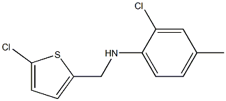 2-chloro-N-[(5-chlorothiophen-2-yl)methyl]-4-methylaniline 구조식 이미지