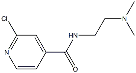 2-chloro-N-[2-(dimethylamino)ethyl]pyridine-4-carboxamide Structure