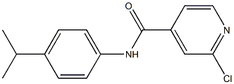 2-chloro-N-[4-(propan-2-yl)phenyl]pyridine-4-carboxamide Structure