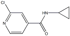 2-chloro-N-cyclopropylpyridine-4-carboxamide 구조식 이미지