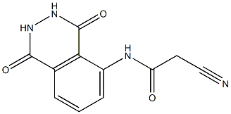 2-cyano-N-(1,4-dioxo-1,2,3,4-tetrahydrophthalazin-5-yl)acetamide Structure