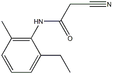 2-cyano-N-(2-ethyl-6-methylphenyl)acetamide Structure