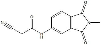 2-cyano-N-(2-methyl-1,3-dioxo-2,3-dihydro-1H-isoindol-5-yl)acetamide Structure