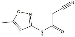 2-cyano-N-(5-methylisoxazol-3-yl)acetamide Structure