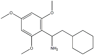 2-cyclohexyl-1-(2,4,6-trimethoxyphenyl)ethan-1-amine Structure