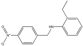 2-ethyl-N-[(4-nitrophenyl)methyl]aniline 구조식 이미지