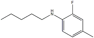 2-fluoro-4-methyl-N-pentylaniline Structure