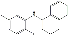 2-fluoro-5-methyl-N-(1-phenylbutyl)aniline 구조식 이미지