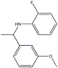 2-fluoro-N-[1-(3-methoxyphenyl)ethyl]aniline Structure
