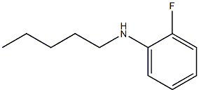 2-fluoro-N-pentylaniline 구조식 이미지