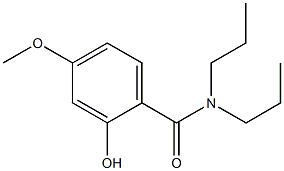 2-hydroxy-4-methoxy-N,N-dipropylbenzamide Structure