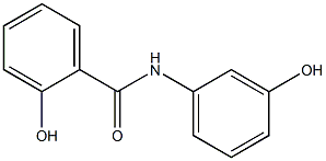 2-hydroxy-N-(3-hydroxyphenyl)benzamide 구조식 이미지