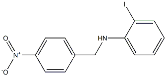 2-iodo-N-[(4-nitrophenyl)methyl]aniline 구조식 이미지