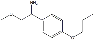 2-methoxy-1-(4-propoxyphenyl)ethanamine 구조식 이미지