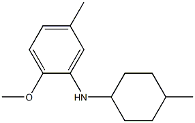 2-methoxy-5-methyl-N-(4-methylcyclohexyl)aniline 구조식 이미지
