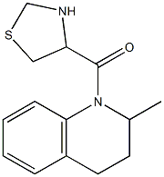 2-methyl-1-(1,3-thiazolidin-4-ylcarbonyl)-1,2,3,4-tetrahydroquinoline Structure