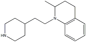 2-methyl-1-[2-(piperidin-4-yl)ethyl]-1,2,3,4-tetrahydroquinoline Structure