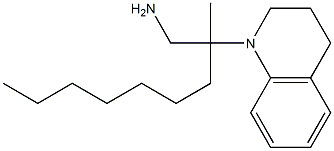 2-methyl-2-(1,2,3,4-tetrahydroquinolin-1-yl)nonan-1-amine Structure