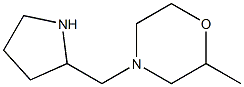 2-methyl-4-(pyrrolidin-2-ylmethyl)morpholine Structure