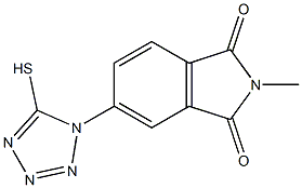 2-methyl-5-(5-sulfanyl-1H-1,2,3,4-tetrazol-1-yl)-2,3-dihydro-1H-isoindole-1,3-dione Structure