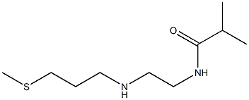 2-methyl-N-(2-{[3-(methylsulfanyl)propyl]amino}ethyl)propanamide Structure