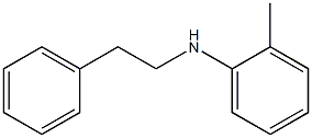 2-methyl-N-(2-phenylethyl)aniline 구조식 이미지