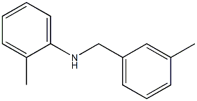 2-methyl-N-[(3-methylphenyl)methyl]aniline Structure