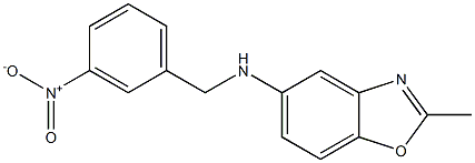 2-methyl-N-[(3-nitrophenyl)methyl]-1,3-benzoxazol-5-amine Structure