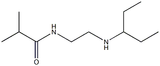 2-methyl-N-[2-(pentan-3-ylamino)ethyl]propanamide Structure