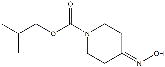 2-methylpropyl 4-(hydroxyimino)piperidine-1-carboxylate Structure