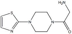 2-oxo-2-[4-(1,3-thiazol-2-yl)piperazin-1-yl]ethanamine 구조식 이미지