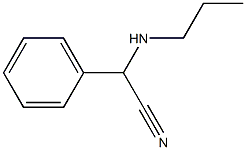 2-phenyl-2-(propylamino)acetonitrile Structure