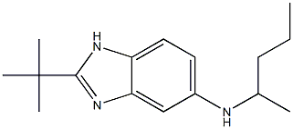 2-tert-butyl-N-(pentan-2-yl)-1H-1,3-benzodiazol-5-amine 구조식 이미지