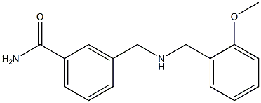 3-({[(2-methoxyphenyl)methyl]amino}methyl)benzamide 구조식 이미지